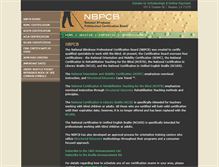 Tablet Screenshot of nbpcb.org